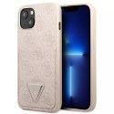 Guess Etui Guess GUHCP13SP4TPP do iPhone 13 mini 5,4" hardcase 4G Triangle Logo Cardslot