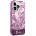 Guess Etui Guess GUHCP14LHGPLHF do Apple iPhone 14 Pro 6,1" fuksja/fuschia hardcase Porcelain Collection