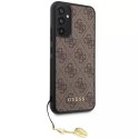 Guess Etui Guess GUHCSA34GF4GBR do Galaxy A34 5G A346 hardcase 4G Charms Collection