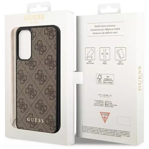 Guess Etui Guess GUHCSA34GF4GBR do Galaxy A34 5G A346 hardcase 4G Charms Collection Guess Etui Guess GUHCSA34GF4GBR do Galaxy A34 5G A346 hardcase 4G Charms Collection