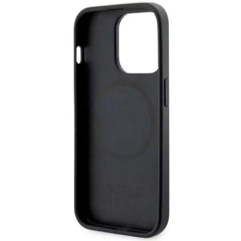Guess Etui na telefon Guess GUHMP14XHGCFSEK do Apple iPhone 14 Pro Max 6,7" czarny/black hardcase GCube Stripes MagSafe Guess Etui na telefon Guess GUHMP14XHGCFSEK do Apple iPhone 14 Pro Max 6,7" czarny/black hardcase GCube Stripes MagSafe