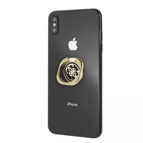 Guess Guess Ring stand GURSEQGBK złoto-czarny /gold & black 4G Guess Guess Ring stand GURSEQGBK złoto-czarny /gold & black 4G