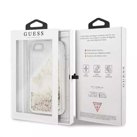 Guess Guess etui pokrowiec iPhone 7/8/SE 2020 /SE 2022 złoty (GUE002073-0) Guess Guess etui pokrowiec iPhone 7/8/SE 2020 /SE 2022 złoty (GUE002073-0)