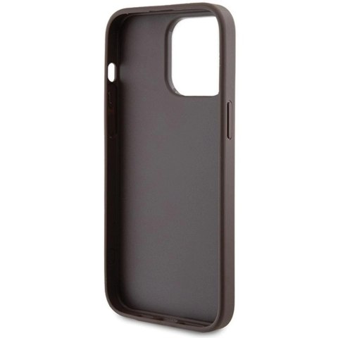 Guess Oryginalne Etui GUESS Hardcase GUHCP15XG4GFBR do iPhone 15 PRO MAX (4G Metal Logo / brązowy) Guess Oryginalne Etui GUESS Hardcase GUHCP15XG4GFBR do iPhone 15 PRO MAX (4G Metal Logo / brązowy)