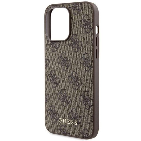 Guess Oryginalne Etui GUESS Hardcase GUHCP15XG4GFBR do iPhone 15 PRO MAX (4G Metal Logo / brązowy) Guess Oryginalne Etui GUESS Hardcase GUHCP15XG4GFBR do iPhone 15 PRO MAX (4G Metal Logo / brązowy)