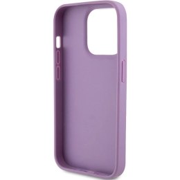 Guess Oryginalne Etui GUESS Hardcase GUHCP15XP4EPMU do iPhone 15 PRO MAX (Quilted 4G Classic / jasny fiolet)