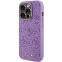 Guess Oryginalne Etui GUESS Hardcase GUHCP15XP4EPMU do iPhone 15 PRO MAX (Quilted 4G Classic / jasny fiolet)