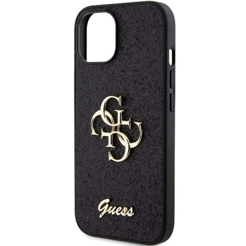 Guess Oryginalne Etui GUESS Hardcase GUHCP15SHG4SGK do iPhone 15 (Fixed Glitter Big 4G / czarny) Guess Oryginalne Etui GUESS Hardcase GUHCP15SHG4SGK do iPhone 15 (Fixed Glitter Big 4G / czarny)