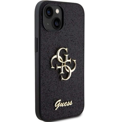 Guess Oryginalne Etui GUESS Hardcase GUHCP15SHG4SGK do iPhone 15 (Fixed Glitter Big 4G / czarny) Guess Oryginalne Etui GUESS Hardcase GUHCP15SHG4SGK do iPhone 15 (Fixed Glitter Big 4G / czarny)