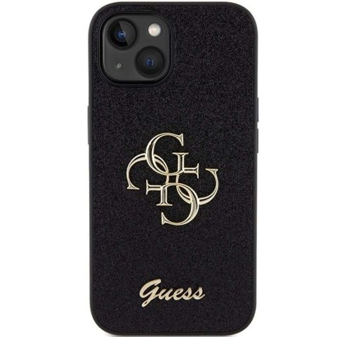 Guess Oryginalne Etui GUESS Hardcase GUHCP15SHG4SGK do iPhone 15 (Fixed Glitter Big 4G / czarny) Guess Oryginalne Etui GUESS Hardcase GUHCP15SHG4SGK do iPhone 15 (Fixed Glitter Big 4G / czarny)