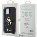 Guess Oryginalne Etui GUESS Hardcase GUHCP15SHG4SGK do iPhone 15 (Fixed Glitter Big 4G / czarny)