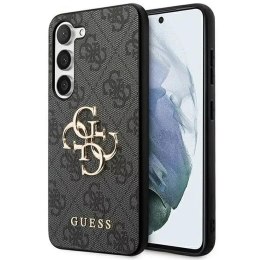 Guess Oryginalne Etui GUESS Hardcase GUHCS23FE4GMGGR do Samsung Galaxy S23 FE (Big Metal Logo / szary)
