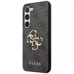 Guess Oryginalne Etui GUESS Hardcase GUHCS23FE4GMGGR do Samsung Galaxy S23 FE (Big Metal Logo / szary)