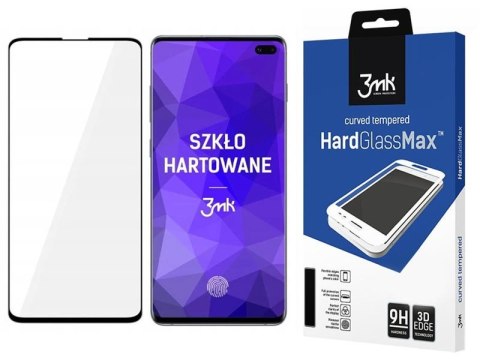 3mk Szkło HardGlass Max 3mk czytnik linii do Samsung Galaxy S10 Plus Black 3mk Szkło HardGlass Max 3mk czytnik linii do Samsung Galaxy S10 Plus Black