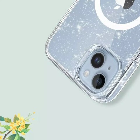4kom.pl Etui ochronne FlexAir Hybrid MagSafe do Apple iPhone 13 / 14 Glitter 4kom.pl Etui ochronne FlexAir Hybrid MagSafe do Apple iPhone 13 / 14 Glitter