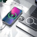 4kom.pl Etui ochronne na telefon Ultra Slim Mag obudowa do MagSafe case do Qi do Apple iPhone 13 Przezroczysty