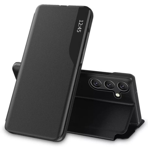 4kom.pl Etui z klapką Smart View do Samsung Galaxy A35 5G Black 4kom.pl Etui z klapką Smart View do Samsung Galaxy A35 5G Black