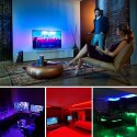 4kom.pl Taśma LED RGB kolorowa 5m 50x50 Wodoodporna IP65 MultiChip duży pilot 44 przyciski