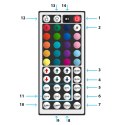 4kom.pl Taśma LED RGB kolorowa 5m 50x50 Wodoodporna IP65 MultiChip duży pilot 44 przyciski