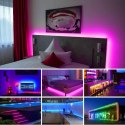 4kom.pl Taśma LED RGB kolorowa 5m 50x50 Wodoodporna IP65 MultiChip duży pilot 44 przyciski