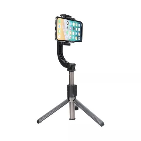 4kom.pl Zestaw / Uchwyt Selfie z Pilotem na Bluetooth Tripod Gimbal Stabilizator Czarny SSTR-L08 4kom.pl Zestaw / Uchwyt Selfie z Pilotem na Bluetooth Tripod Gimbal Stabilizator Czarny SSTR-L08