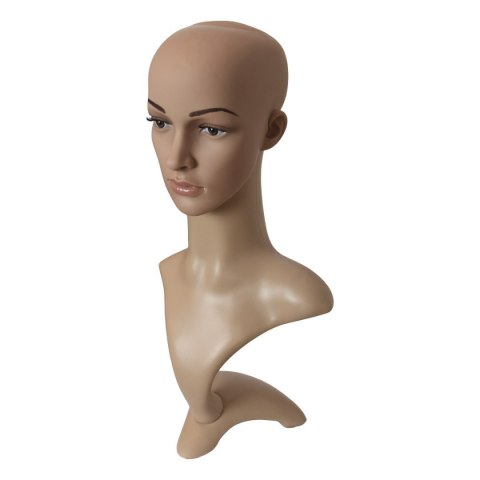 Bituxx Manekin damska głowa ze stojakiem 52 cm do peruk nakryć głowy biżuterii Bituxx Manekin damska głowa ze stojakiem 52 cm do peruk nakryć głowy biżuterii