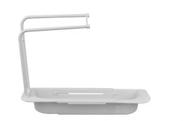 Bituxx ORGANIZER DO ZLEWOZMYWAKA REGULOWANY 36-50,5 CM PRAKTYCZNY BIAŁY BITUXX