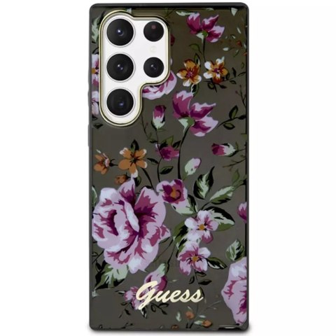 Guess Etui Guess GUHCS23LHCFWSK do Samsung Galaxy S23 Ultra S918 czarny/black hardcase Flower Collection Guess Etui Guess GUHCS23LHCFWSK do Samsung Galaxy S23 Ultra S918 czarny/black hardcase Flower Collection