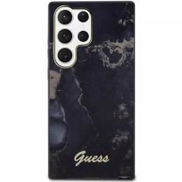 Guess Etui Guess GUHCS23LHTMRSK do Samsung Galaxy S23 Ultra S918 czarny/black hardcase Golden Marble Collection