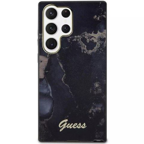 Guess Etui Guess GUHCS23LHTMRSK do Samsung Galaxy S23 Ultra S918 czarny/black hardcase Golden Marble Collection Guess Etui Guess GUHCS23LHTMRSK do Samsung Galaxy S23 Ultra S918 czarny/black hardcase Golden Marble Collection