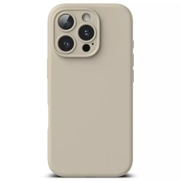 Ringke Etui magnetyczne silikonowe Ringke MagSafe do iPhone 16 Pro Beżowy