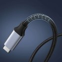 4kom.pl Kabel przedłużacz przedłużka USB-C typ C 3.1 Gen2 Thunderbolt 100W PD 10Gbs 4K 2M Adapter przewód nylon oplot mocny