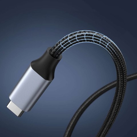 4kom.pl Kabel przedłużacz przedłużka USB-C typ C 3.1 Gen2 Thunderbolt 100W PD 10Gbs 4K 2M Adapter przewód nylon oplot mocny 4kom.pl Kabel przedłużacz przedłużka USB-C typ C 3.1 Gen2 Thunderbolt 100W PD 10Gbs 4K 2M Adapter przewód nylon oplot mocny