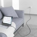 4kom.pl Kabel przedłużacz przedłużka USB-C typ C 3.1 Gen2 Thunderbolt 100W PD 10Gbs 4K 2M Adapter przewód nylon oplot mocny