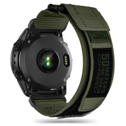 4kom.pl Pasek nylonowy Scout Pro do Garmin Fenix 5 / 6 / 6 pro / 7 Green