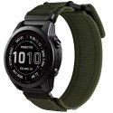 4kom.pl Pasek nylonowy Scout Pro do Garmin Fenix 5 / 6 / 6 pro / 7 Green
