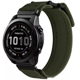 4kom.pl Pasek nylonowy Scout Pro do Garmin Fenix 5 / 6 / 6 pro / 7 Green