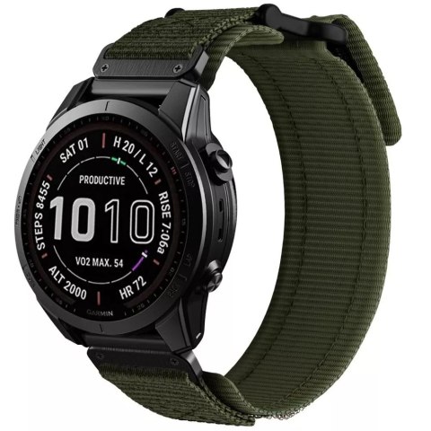 4kom.pl Pasek nylonowy Scout Pro do Garmin Fenix 5 / 6 / 6 pro / 7 Green 4kom.pl Pasek nylonowy Scout Pro do Garmin Fenix 5 / 6 / 6 pro / 7 Green