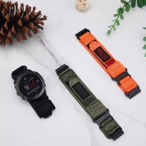 4kom.pl Pasek nylonowy Scout Pro do Garmin Fenix 5 / 6 / 6 pro / 7 Green 4kom.pl Pasek nylonowy Scout Pro do Garmin Fenix 5 / 6 / 6 pro / 7 Green