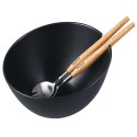 KLAUSBERG PORCELANOWA MISA DO SAŁAT Z PRZYBORAMI KLAUSBERG KB-7786 CZARNA