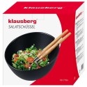 KLAUSBERG PORCELANOWA MISA DO SAŁAT Z PRZYBORAMI KLAUSBERG KB-7786 CZARNA