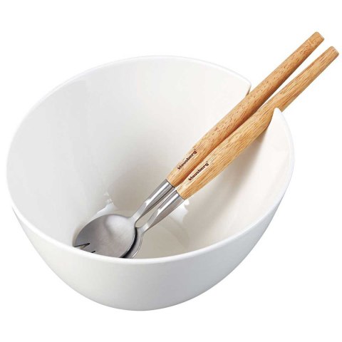 KLAUSBERG PORCELANOWA MISA DO SAŁAT Z PRZYBORAMI KLAUSBERG KB-7787 BIAŁA KLAUSBERG PORCELANOWA MISA DO SAŁAT Z PRZYBORAMI KLAUSBERG KB-7787 BIAŁA