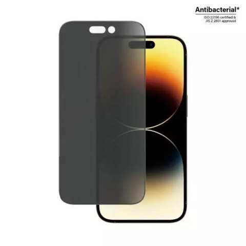 PanzerGlass Szkło PanzerGlass Ultra-Wide Fit do iPhone 14 Pro 6,1" Privacy Screen Protection Antibacterial P2772 PanzerGlass Szkło PanzerGlass Ultra-Wide Fit do iPhone 14 Pro 6,1" Privacy Screen Protection Antibacterial P2772