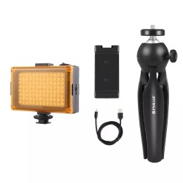 Puluz Puluz Zestaw do nagrywania live statyw + lampa LED + klamra na telefon PKT3131B