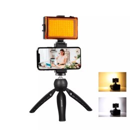 Puluz Puluz Zestaw do nagrywania live statyw + lampa LED + klamra na telefon PKT3131B