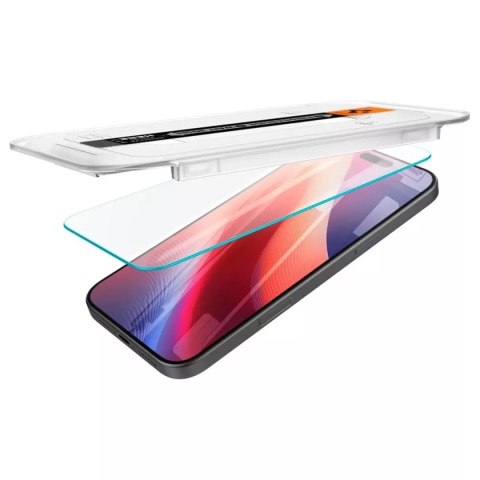 Spigen 2x Szkło Hartowane Spigen Glas.Tr "Ez Fit" 2-Pack do iPhone 16 Pro Clear Spigen 2x Szkło Hartowane Spigen Glas.Tr "Ez Fit" 2-Pack do iPhone 16 Pro Clear