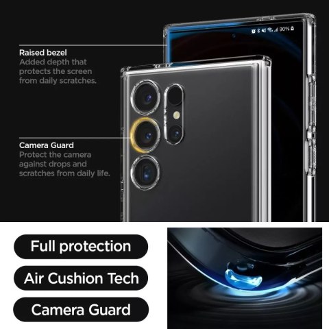 Spigen Etui Spigen Ultra Hybrid "S" do Samsung Galaxy S24 Ultra Crystal Clear Spigen Etui Spigen Ultra Hybrid "S" do Samsung Galaxy S24 Ultra Crystal Clear