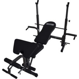 E-hurtownia Ławka do ćwiczeń treningowych regulowana składana na klatkę nogi biceps