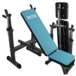 E-hurtownia Ławka treningowa składana regulowana lacestone siłownia domowa 230 kg