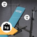 E-hurtownia Ławka treningowa składana regulowana lacestone siłownia domowa 230 kg